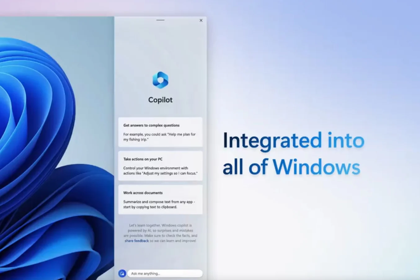 Microsoft has released Windows Copilot, the next AI assistant for Windows 11.